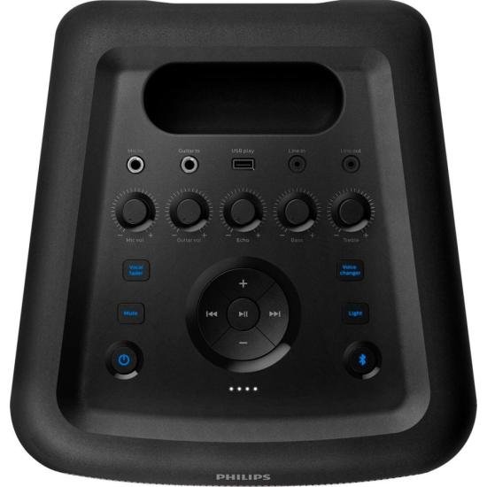 Caixa de Som Philips Party Speaker TAX3206 Bluetooth Preto por 1.396,99 à vista no boleto/pix ou parcele em até 12x sem juros. Compre na loja Mundomax!
