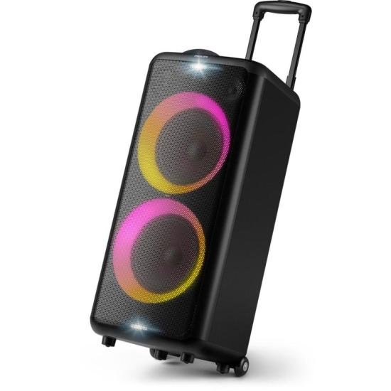 Caixa de Som Philips Party Speaker TAX5206 Bluetooth Preto por 1.489,99 à vista no boleto/pix ou parcele em até 12x sem juros. Compre na loja Mundomax!