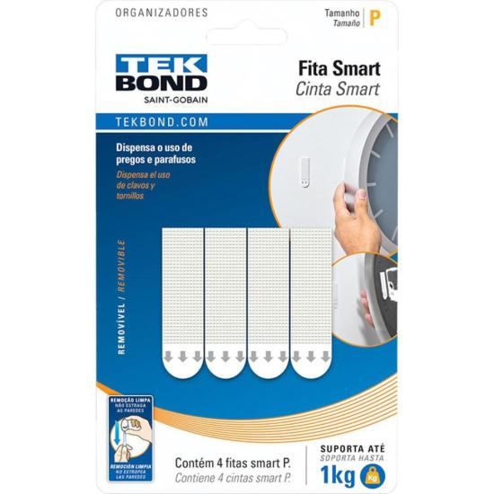 Fita Smart Fixa Quadro P Tekbond por 21,99 à vista no boleto/pix ou parcele em até 1x sem juros. Compre na loja Mundomax!