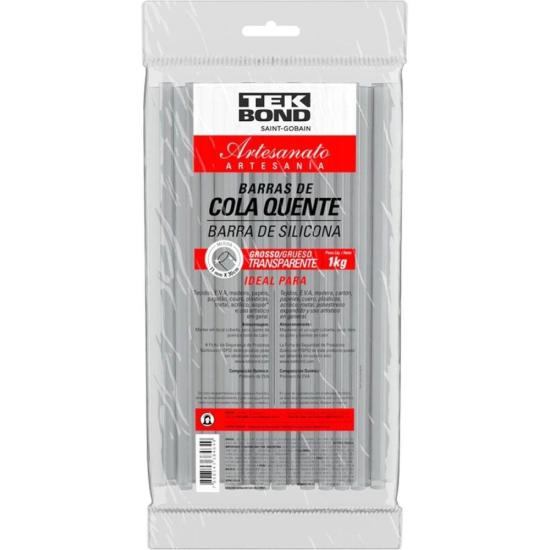 Cola Silicone Em Barras 11mm Tekbond por 79,99 à vista no boleto/pix ou parcele em até 3x sem juros. Compre na loja Mundomax!