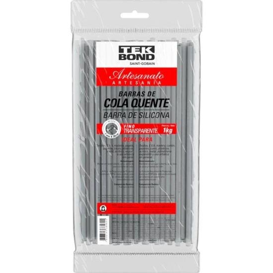Cola Silicone Em Barras 7mm Tekbond por 77,99 à vista no boleto/pix ou parcele em até 3x sem juros. Compre na loja Mundomax!