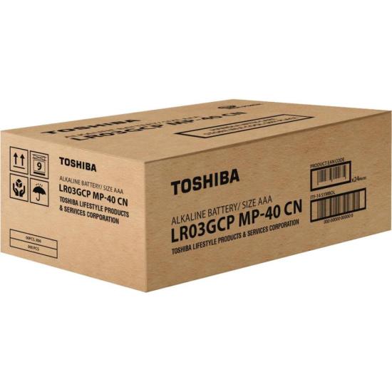 Pilha Alcalina AAA 1,5V LR03GCP (C/40 Pilhas) Toshiba por 82,00 à vista no boleto/pix ou parcele em até 3x sem juros. Compre na loja Mundomax!