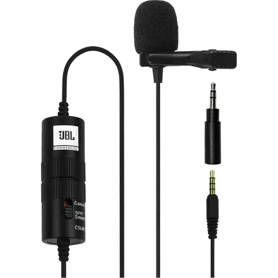 Microfone Omnidirecional JBL CSLM20B por 259,00 à vista no boleto/pix ou parcele em até 10x sem juros. Compre na loja Mundomax!