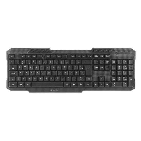 Kit Teclado e Mouse C3tech K-W10 Sem Fio Preto por 90,00 à vista no boleto/pix ou parcele em até 3x sem juros. Compre na loja Mundomax!