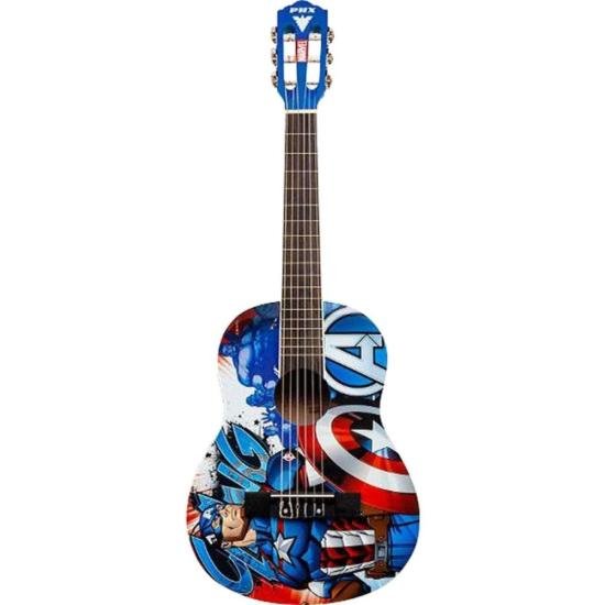 Violão Infantil Marvel Capitão VIM-C2 PHX por 489,99 à vista no boleto/pix ou parcele em até 10x sem juros. Compre na loja Mundomax!