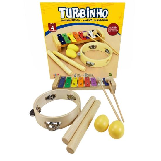 Banda Rítmica Turbinho 4 Instrumentos (79051)
