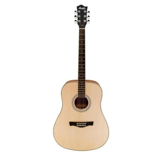 Violão Acústico Memphis MW-20 Aço Natural Satin por 407,99 à vista no boleto/pix ou parcele em até 10x sem juros. Compre na loja Mundomax!