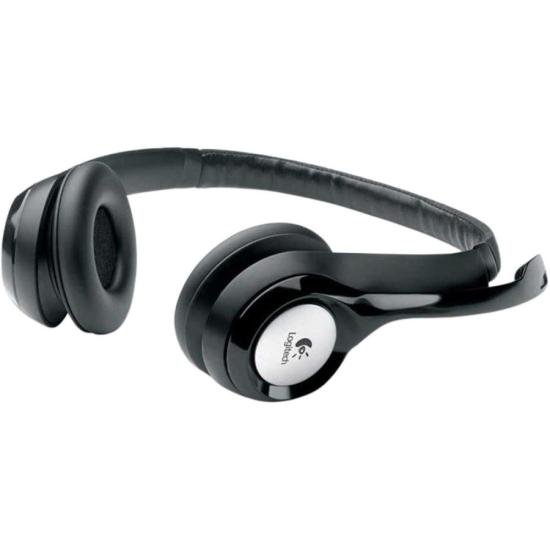 Headset Logitech H390 USB Preto por 270,00 à vista no boleto/pix ou parcele em até 10x sem juros. Compre na loja Mundomax!