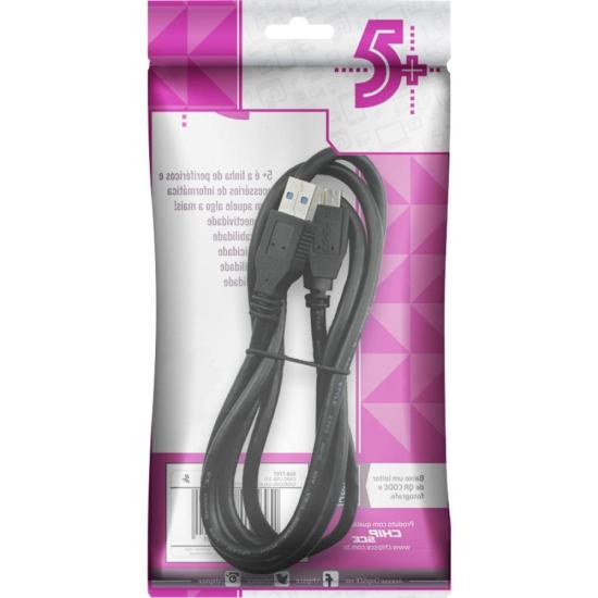 Cabo USB 3.1 Samsung Galaxy S5/Note3 1,2m 5+ por 34,00 à vista no boleto/pix ou parcele em até 1x sem juros. Compre na loja Mundomax!