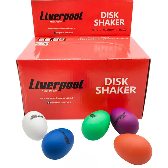 Ganza Liverpool Disk Shaker 45 Peças (79223)