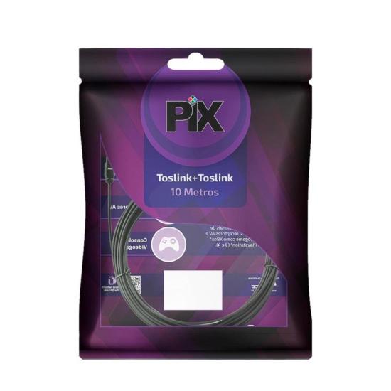 Cabo Optico Toslink 10m Pix por 36,00 à vista no boleto/pix ou parcele em até 1x sem juros. Compre na loja Mundomax!