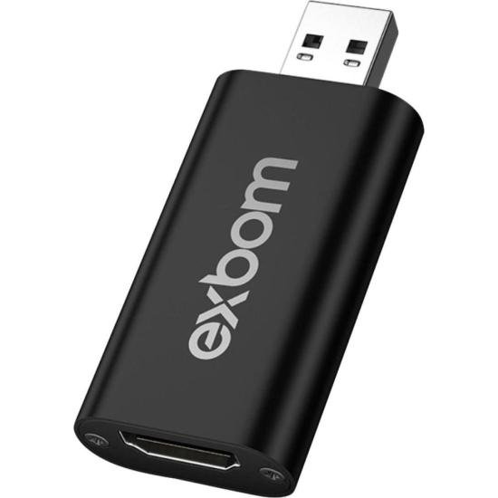 Adaptador Hdmi X Usb 2.0 4k CV-U2C70 Exbom por 55,99 à vista no boleto/pix ou parcele em até 2x sem juros. Compre na loja Mundomax!