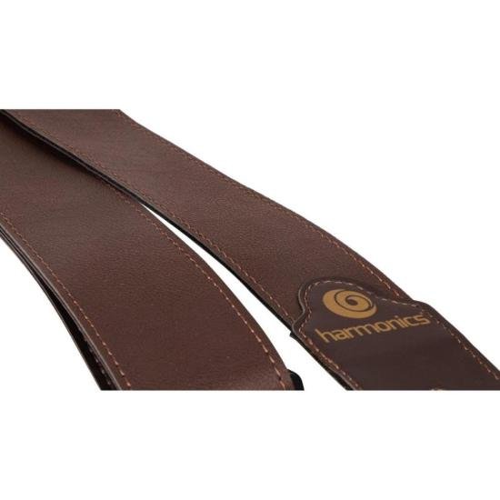 Correia Para Violão Harmonics HAR-05 Marrom Liso por 55,00 à vista no boleto/pix ou parcele em até 2x sem juros. Compre na loja Mundomax!