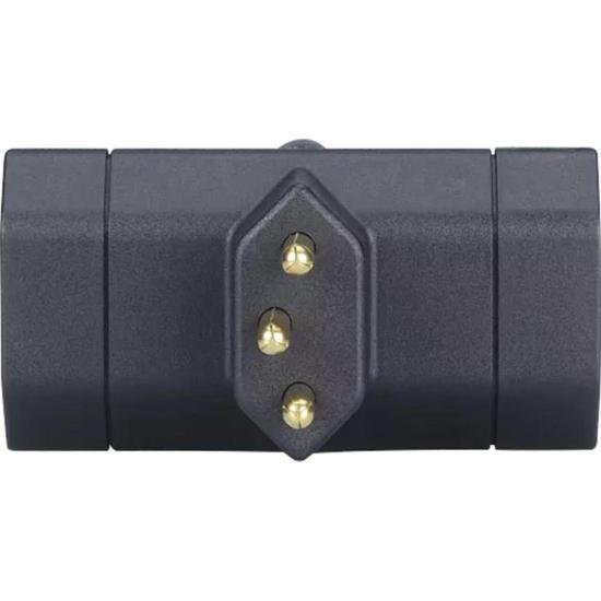 Adaptador Benjamin 10A 2P+T ADP2-34 Preto MarGirius por 9,00 à vista no boleto/pix ou parcele em até 1x sem juros. Compre na loja Mundomax!