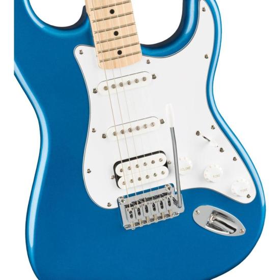 Kit Guitarra Squier Stratocaster Affinity HSS Pack Lake Placid Blue por 3.999,99 à vista no boleto/pix ou parcele em até 12x sem juros. Compre na loja Mundomax!