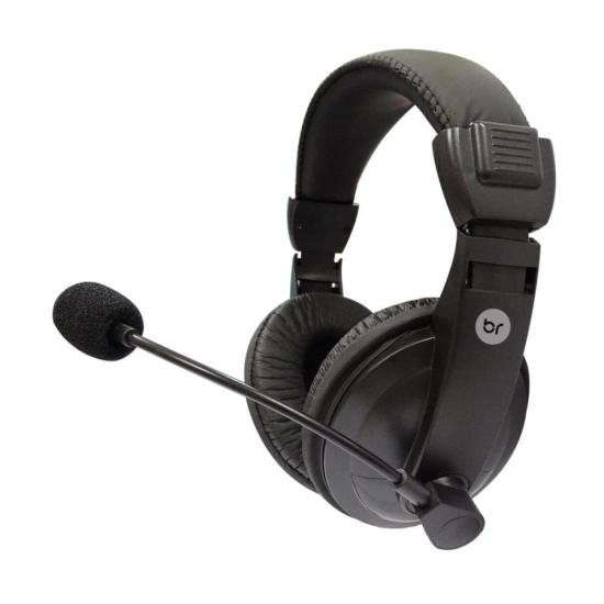 Headset Office Com Microfone Bright P2 por 65,00 à vista no boleto/pix ou parcele em até 2x sem juros. Compre na loja Mundomax!