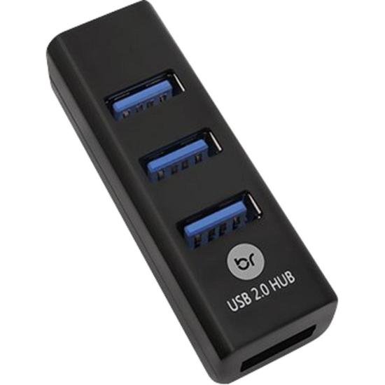 Mini Hub USB Bright 4 Portas Preto por 25,00 à vista no boleto/pix ou parcele em até 1x sem juros. Compre na loja Mundomax!