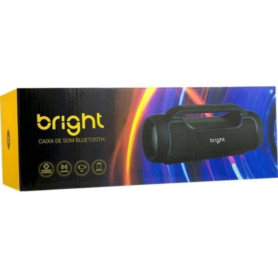 Caixa de Som Bright C03 Bluetooth Preta por 175,00 à vista no boleto/pix ou parcele em até 7x sem juros. Compre na loja Mundomax!