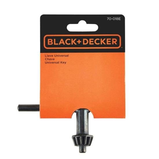 Chave De Mandril Universal 70-018E Black Decker por 10,99 à vista no boleto/pix ou parcele em até 1x sem juros. Compre na loja Mundomax!
