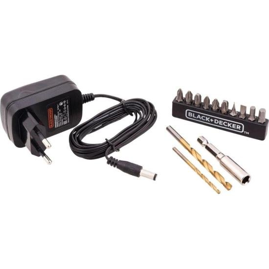 Kit Parafusadeira/Furadeira 3/8\" Black Decker LD12SP-BR 12v Bivolt por 332,00 à vista no boleto/pix ou parcele em até 10x sem juros. Compre na loja Mundomax!