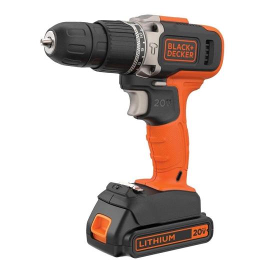 Parafusadeira/Furadeira Impacto 3/8\" Black Decker BCD704C1-BR 20v Bivolt por 560,99 à vista no boleto/pix ou parcele em até 10x sem juros. Compre na loja Mundomax!