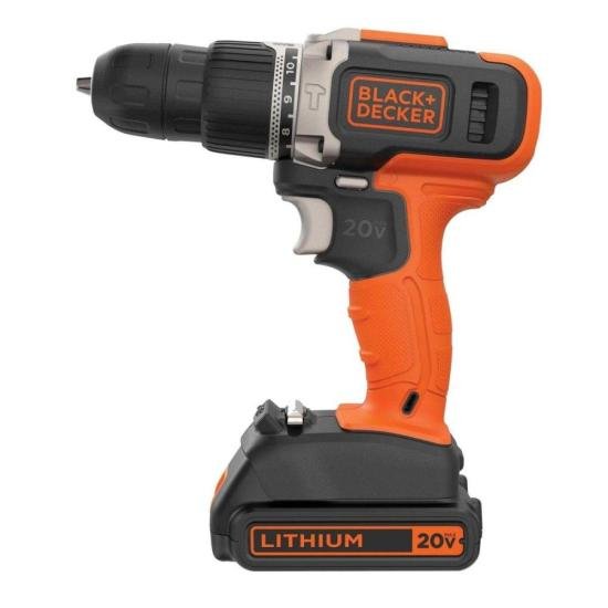 Parafusadeira/Furadeira Impacto 3/8\" Black Decker BCD704C1-BR 20v Bivolt por 560,99 à vista no boleto/pix ou parcele em até 10x sem juros. Compre na loja Mundomax!