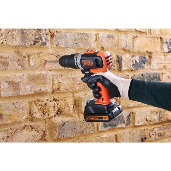 Parafusadeira/Furadeira Impacto 3/8\" Black Decker BCD704C1-BR 20v Bivolt por 560,99 à vista no boleto/pix ou parcele em até 10x sem juros. Compre na loja Mundomax!