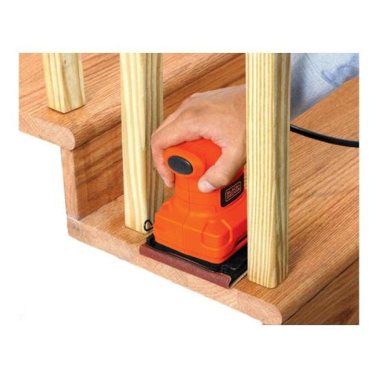 Lixadeira Orbital 1/4\" Black Decker BS200-BR 200w 127v por 210,99 à vista no boleto/pix ou parcele em até 8x sem juros. Compre na loja Mundomax!