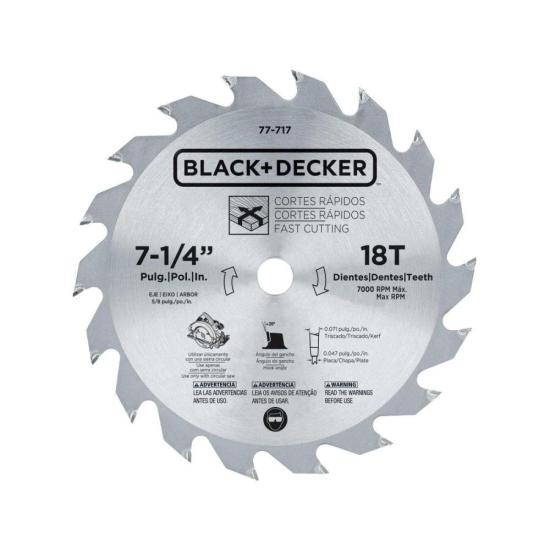 Serra Circular 7 Black Decker CS1024-BR 1/4\" (184mm) 1500w 127v por 535,00 à vista no boleto/pix ou parcele em até 10x sem juros. Compre na loja Mundomax!