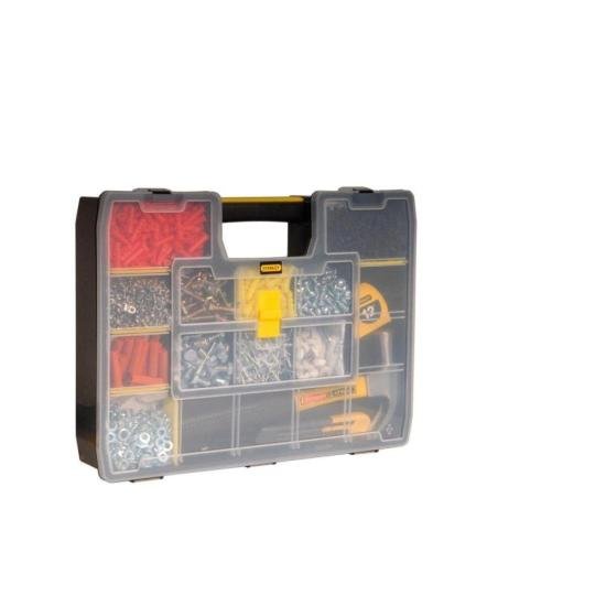 Caixa De Organizadora Grande Softmaster STST14026 Stanley por 99,99 à vista no boleto/pix ou parcele em até 3x sem juros. Compre na loja Mundomax!