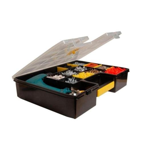 Caixa De Organizadora Grande Softmaster STST14026 Stanley por 99,99 à vista no boleto/pix ou parcele em até 3x sem juros. Compre na loja Mundomax!