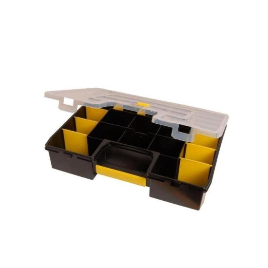 Caixa De Organizadora Grande Softmaster STST14026 Stanley por 99,99 à vista no boleto/pix ou parcele em até 3x sem juros. Compre na loja Mundomax!