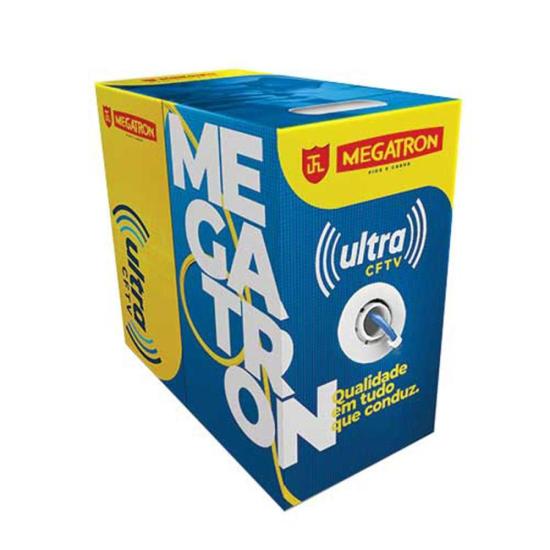 Cabo Ultra CFTV 4PX24AWG 300m Branco Megatron por 290,00 à vista no boleto/pix ou parcele em até 10x sem juros. Compre na loja Mundomax!