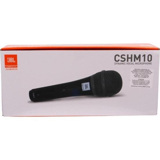 Microfone Dinâmico JBL CSHM10 por 145,00 à vista no boleto/pix ou parcele em até 5x sem juros. Compre na loja Mundomax!