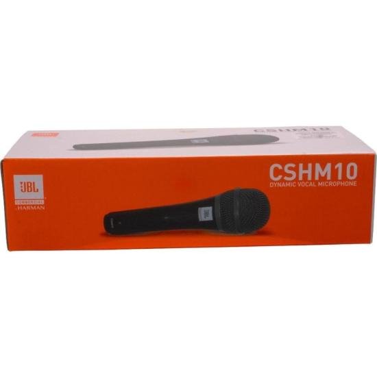Microfone Dinâmico JBL CSHM10 por 145,00 à vista no boleto/pix ou parcele em até 5x sem juros. Compre na loja Mundomax!