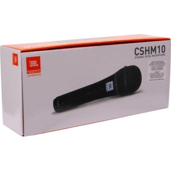 Microfone Dinâmico JBL CSHM10 por 145,00 à vista no boleto/pix ou parcele em até 5x sem juros. Compre na loja Mundomax!