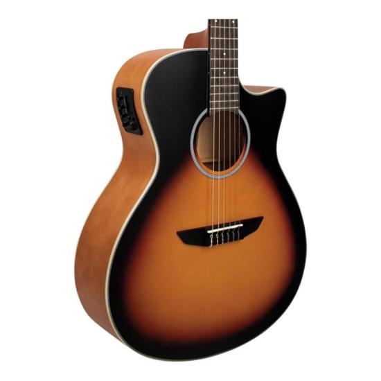 Violão Tagima TW27 Eletroacústico Nylon Sunburst Fosco por 799,00 à vista no boleto/pix ou parcele em até 10x sem juros. Compre na loja Mundomax!