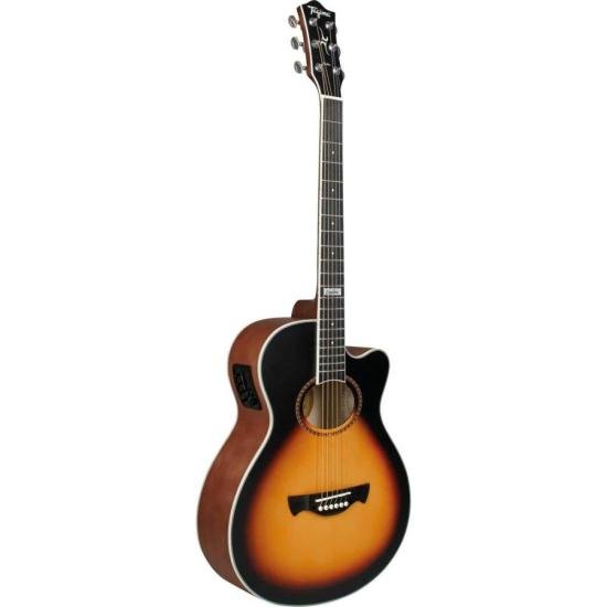 Violão Tagima Dallas Tuner Eletroacústico Aço Sunburst por 899,99 à vista no boleto/pix ou parcele em até 10x sem juros. Compre na loja Mundomax!