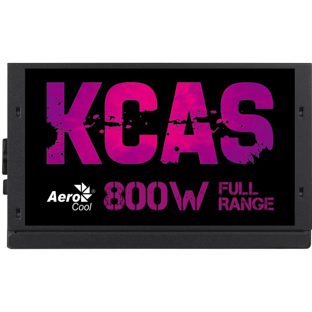 Fonte Gamer ATX Aerocool KCAS 800W 80 Plus Full Range APFC - Aerocool
