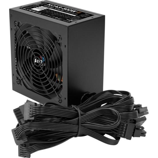 Fonte Gamer ATX Aerocool KCAS 800W 80 Plus Full Range APFC por 479,00 à vista no boleto/pix ou parcele em até 10x sem juros. Compre na loja Mundomax!
