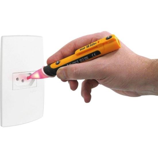 Detector De Tensão Hikari HK-Volt II por 49,00 à vista no boleto/pix ou parcele em até 1x sem juros. Compre na loja Mundomax!