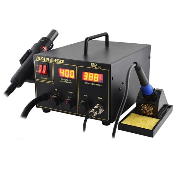 Estação Conjugada Digital Hikari HK-701x 220v por 1.298,99 à vista no boleto/pix ou parcele em até 12x sem juros. Compre na loja Mundomax!
