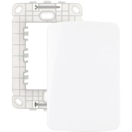 Conjunto Placa 4x2 Cega B3 Margirius Com Suporte por 6,99 à vista no boleto/pix ou parcele em até 1x sem juros. Compre na loja Mundomax!