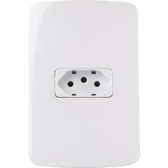 Conjunto 1 Tomada 10A 2P+T 4x2 B3 MarGirius por 11,99 à vista no boleto/pix ou parcele em até 1x sem juros. Compre na loja Mundomax!