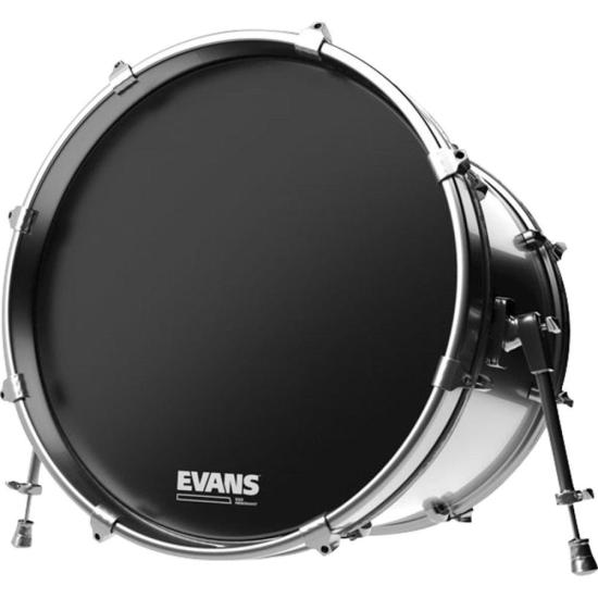 Pele Resposta Para Bumbo Resonant 20\" Evans BD20RBBG Preto por 483,00 à vista no boleto/pix ou parcele em até 10x sem juros. Compre na loja Mundomax!