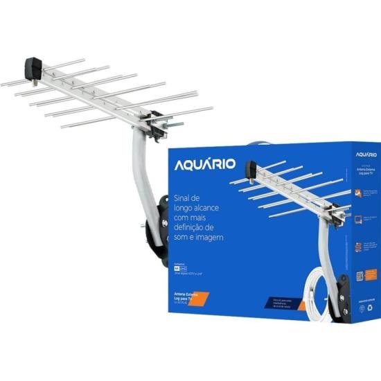 Antena Externa Log Para TV LU-20 Plus Aquário por 69,00 à vista no boleto/pix ou parcele em até 2x sem juros. Compre na loja Mundomax!