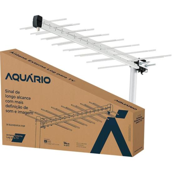 Antena Externa Log Para TV LU-30 Aquário por 55,00 à vista no boleto/pix ou parcele em até 2x sem juros. Compre na loja Mundomax!
