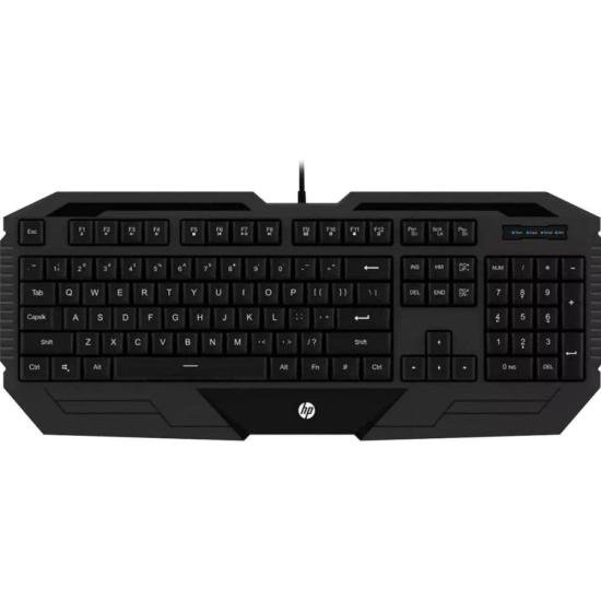 Teclado Gamer HP K130 USB Preto por 109,99 à vista no boleto/pix ou parcele em até 4x sem juros. Compre na loja Mundomax!