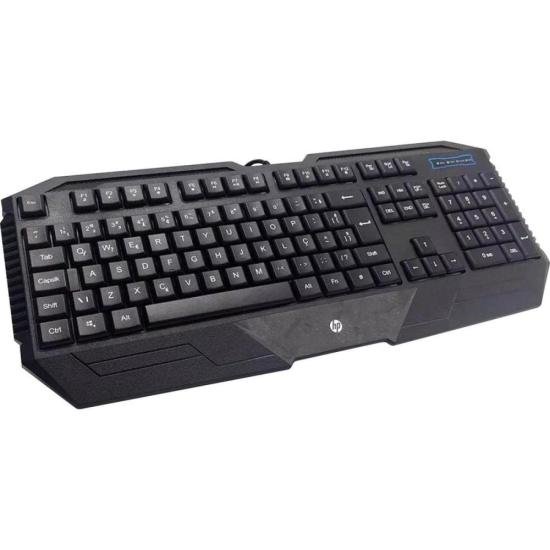 Teclado Gamer HP K130 USB Preto por 109,99 à vista no boleto/pix ou parcele em até 4x sem juros. Compre na loja Mundomax!