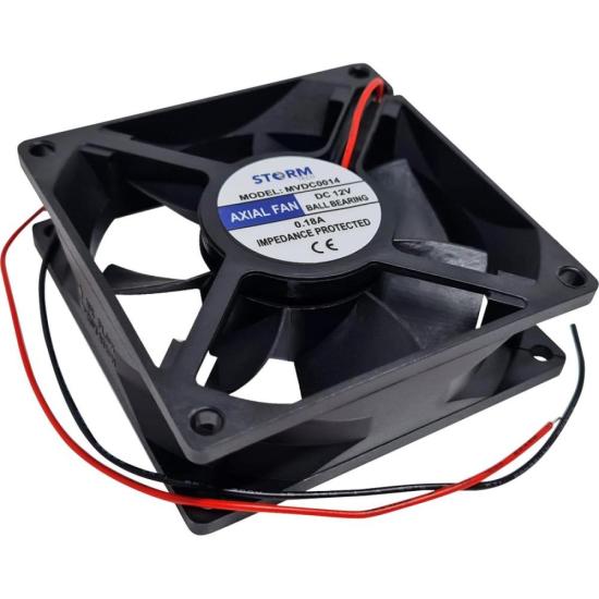 Microventilador Storm 80x80x25 12v por 40,00 à vista no boleto/pix ou parcele em até 1x sem juros. Compre na loja Mundomax!